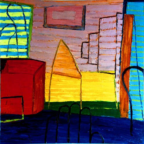  Uncloudy day II, oil on canvas, 450 x4500mm 