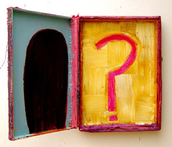  Empty, oil on box, 300 x 600 mm 