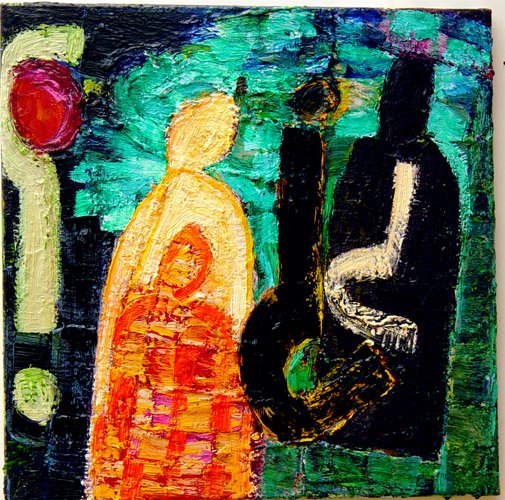  Green River, oil on canvas 500mm x 500mm 